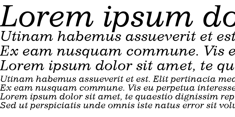 Sample of 12Impressum**13134 RomanItalic