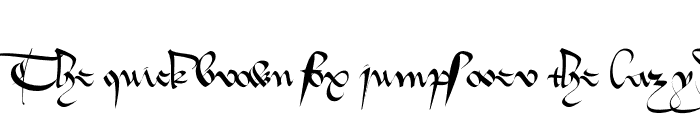 Preview of 1413 Cursive Regular