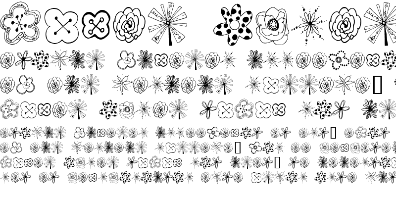 Sample of 2Peas Flower Garden