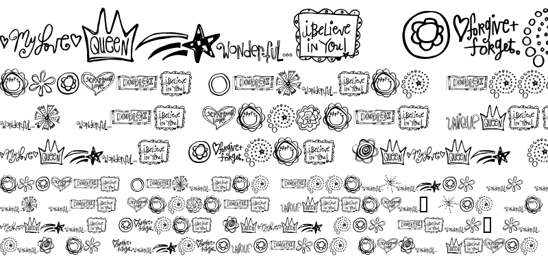 Sample of 2Peas Funky Doodles Regular