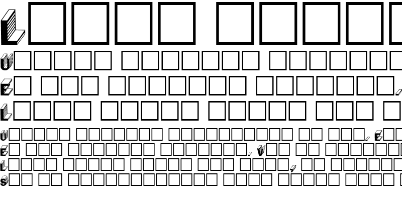 Sample of 3-DSalter Regular
