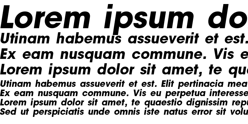 Sample of a_AvanteTck HeavyItalic