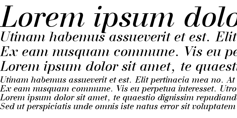 Sample of a_BodoniNova Italic