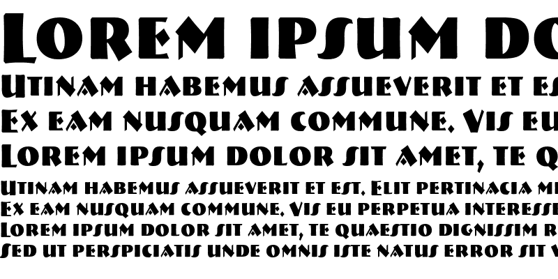 Sample of a_BremenCapsNr Bold