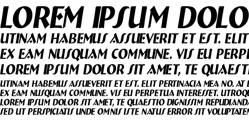 Sample of a_BremenNr Italic