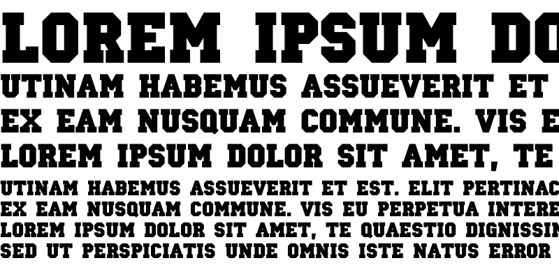 Sample of a_Campus Bold