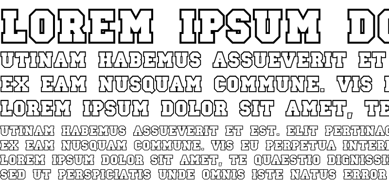 Sample of a_CampusOtl Bold