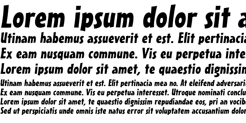 Sample of a_Frudger Italic