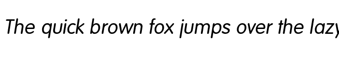 Preview of a_FuturaRound Italic