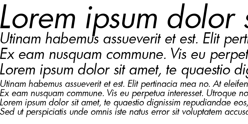 Sample of a_FuturicaBook Italic