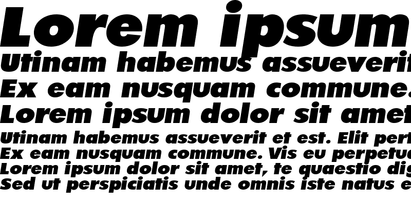 Sample of a_FuturicaNord Italic