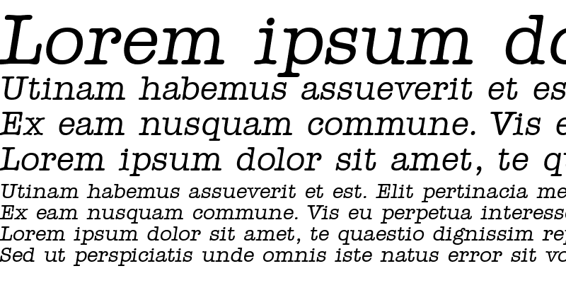 Sample of a_OldTyper Italic