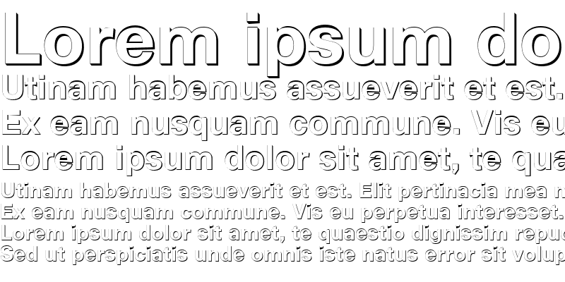 Sample of a_ReportSans3Dxtr Bold