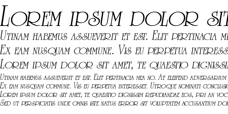 Sample of a_RomanusCps Italic