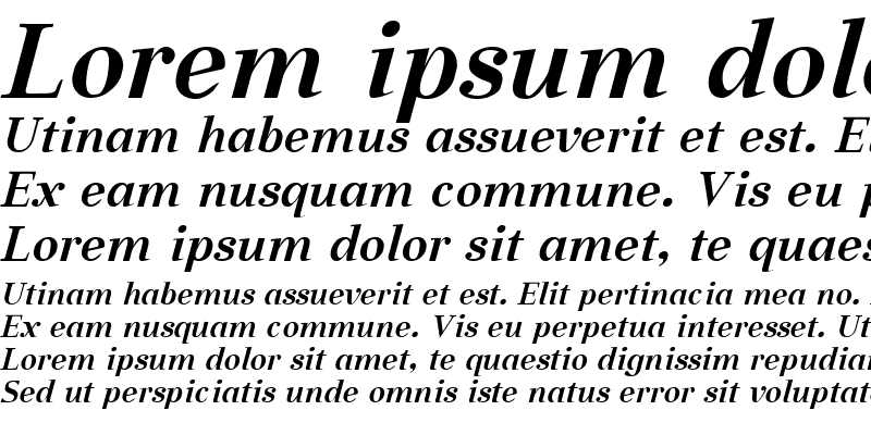 Sample of Aabced Bold Italic