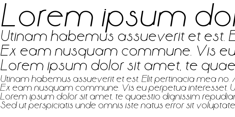 Sample of Aase Italic