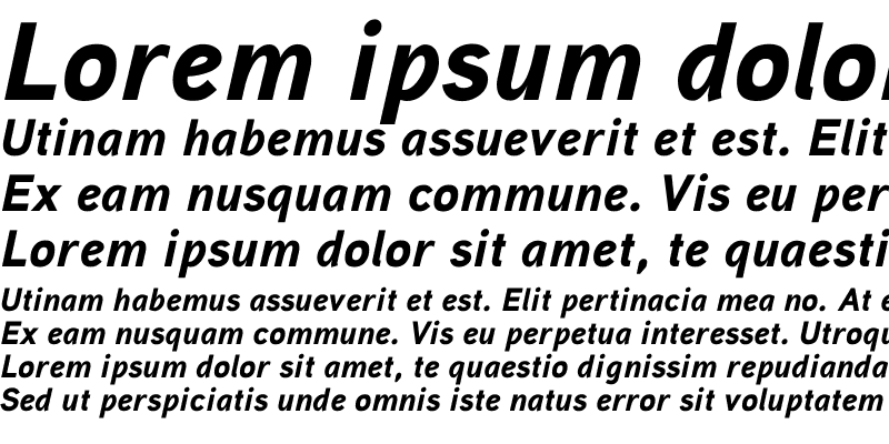 Sample of Aaux ProBlack Italic OSF