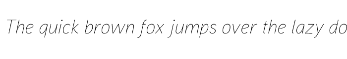 Preview of Aaux ProThin Italic OSF Regular