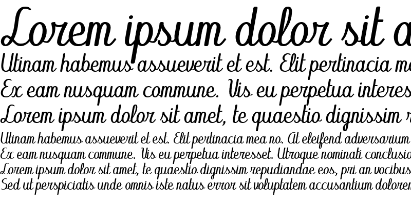 Sample of Abecedary Italic