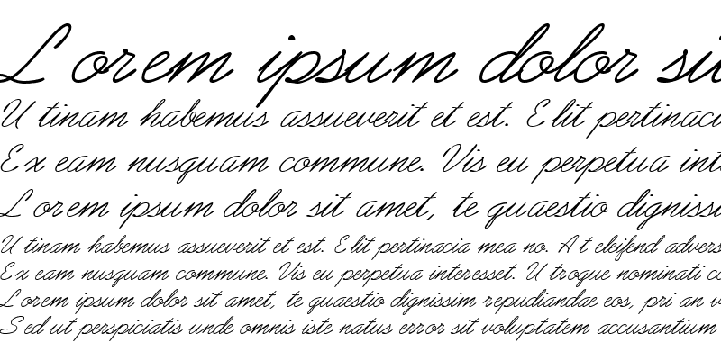 Sample of AbrazoScriptSSK Italic