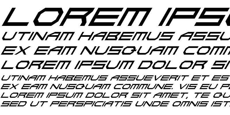 Sample of Absolute Zero Italic