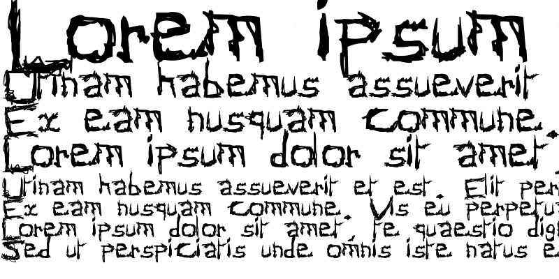 Sample of AbstractClassicFont