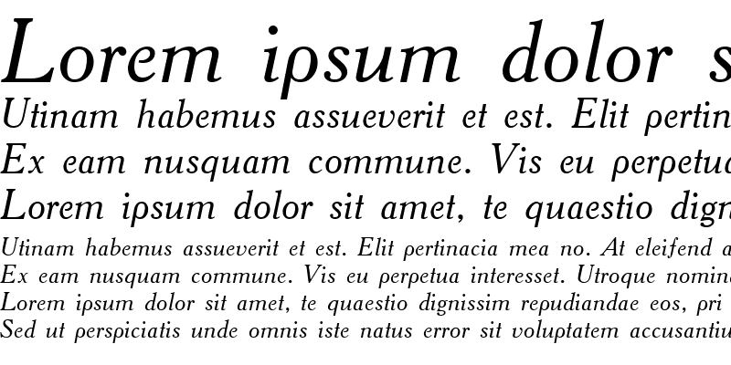 Sample of Academy Old Italic