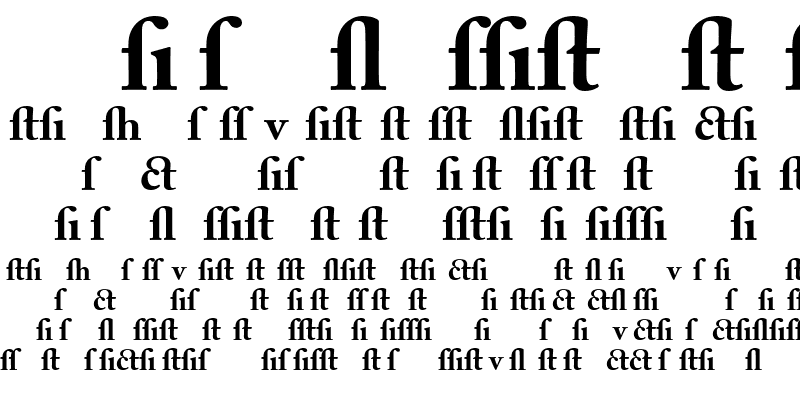 Sample of ACaslon AltBold Regular