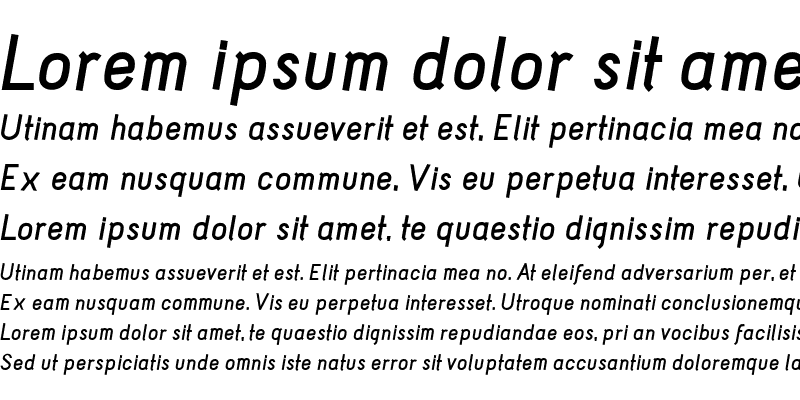 Sample of Acid Bold Italic