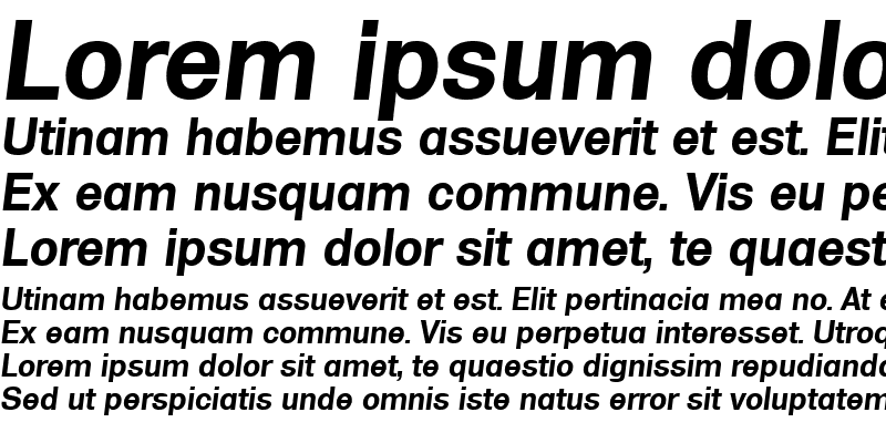 Sample of AdamBecker Bold Italic
