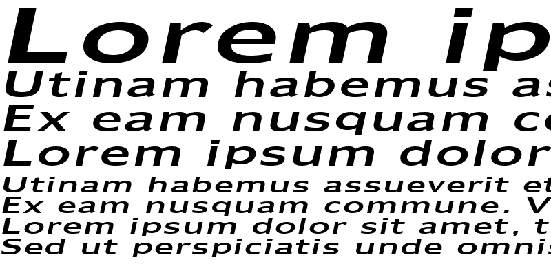 Sample of AdamsExtended Italic