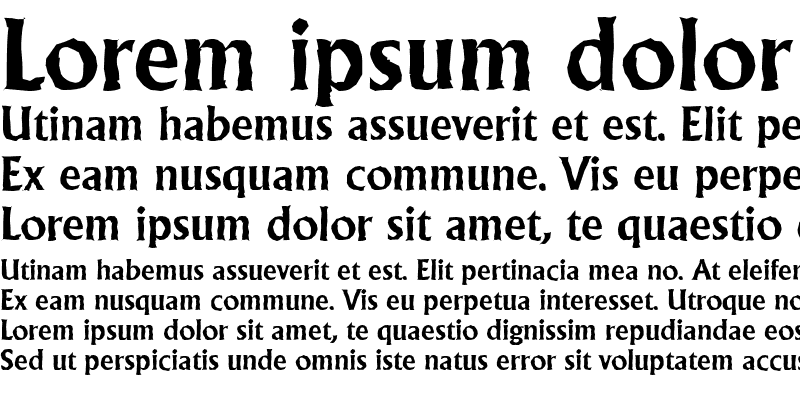 Sample of AdelonAntique Bold