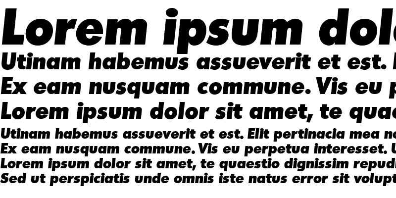 Sample of Admisi Display SSi Italic