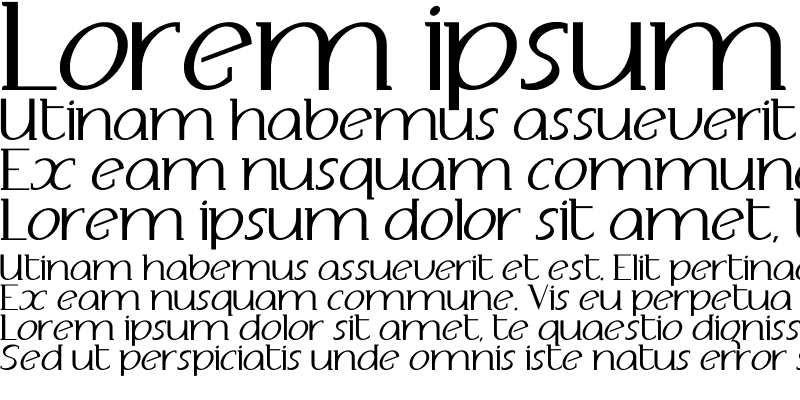 Sample of Adolphus Serif
