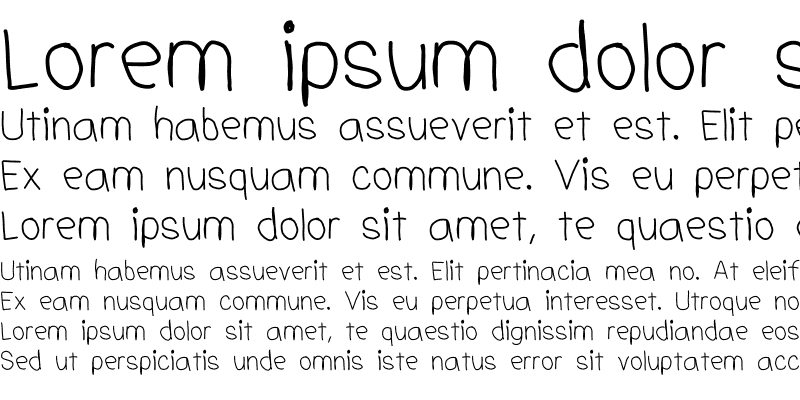 Sample of Adrian Font