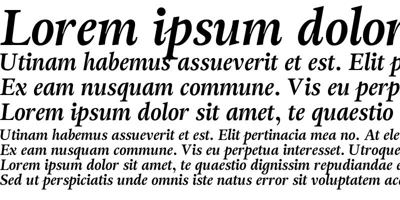 Sample of Adriane Text Bold Italic