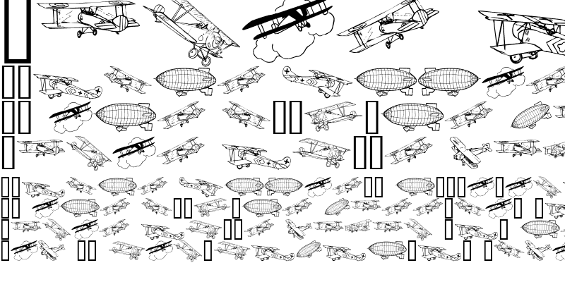 Sample of Aeroplanes