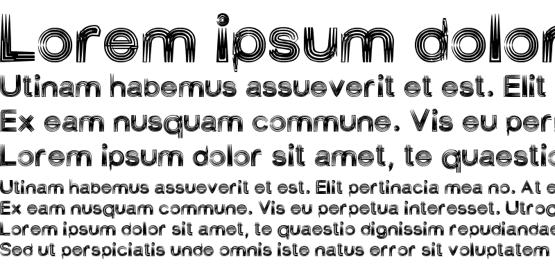 Sample of Aesthetica Regular