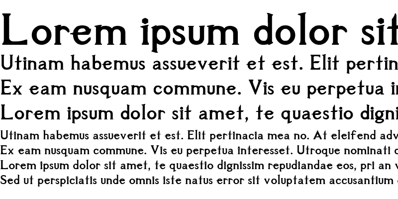 Sample of Aetherius Bold