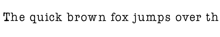 Preview of AFL Font nonmetric Medium