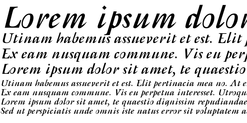Sample of AFRetrospecta-BoldItalic Bold Italic