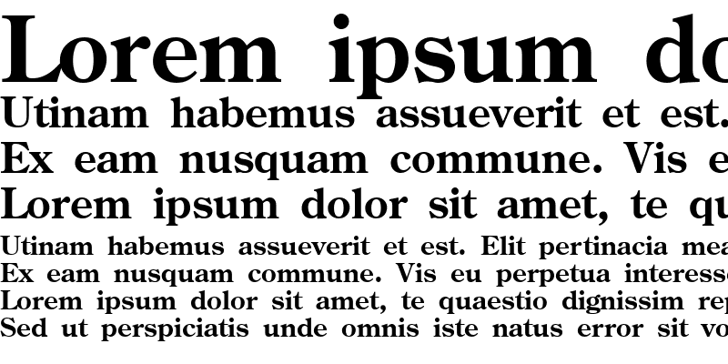 Sample of AG_CenturyOldStyle Bold