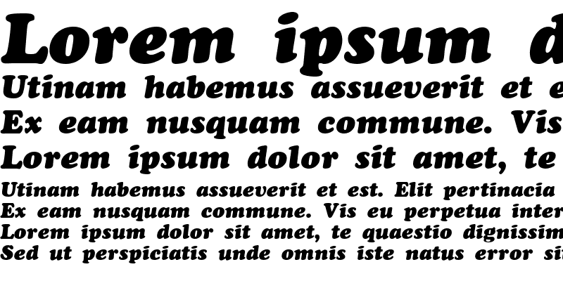 Sample of AG_Cooper Italic