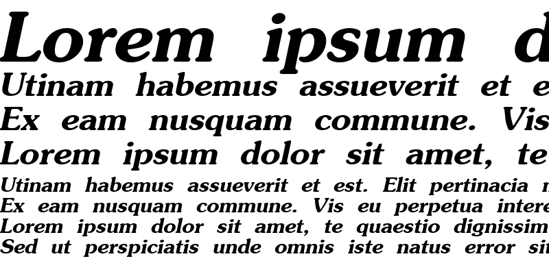 Sample of AG_Souvenir Bold Italic