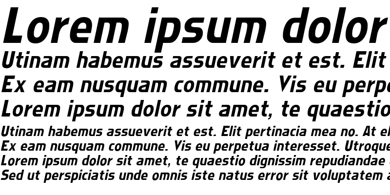Sample of AgateSSK Italic