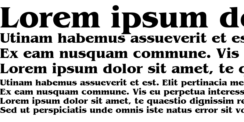 Sample of AGBenguiat Cyr-Bold Bold