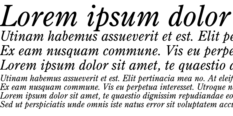 Sample of AGCenturionC Italic