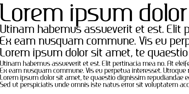 Sample of Ageone serif