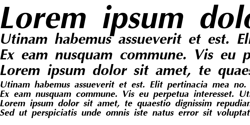 Sample of AGOptCyrillic Bold-Italic