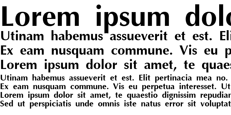 Sample of AGOptCyrillic Bold